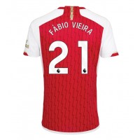 Fotbalové Dres Arsenal Fabio Vieira #21 Domácí 2023-24 Krátký Rukáv